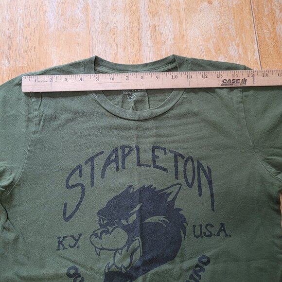 Small Vintage 90s Chris Stapleton Outlaw State of Mind Concert Graphic T Shirt - Picture 4 of 7